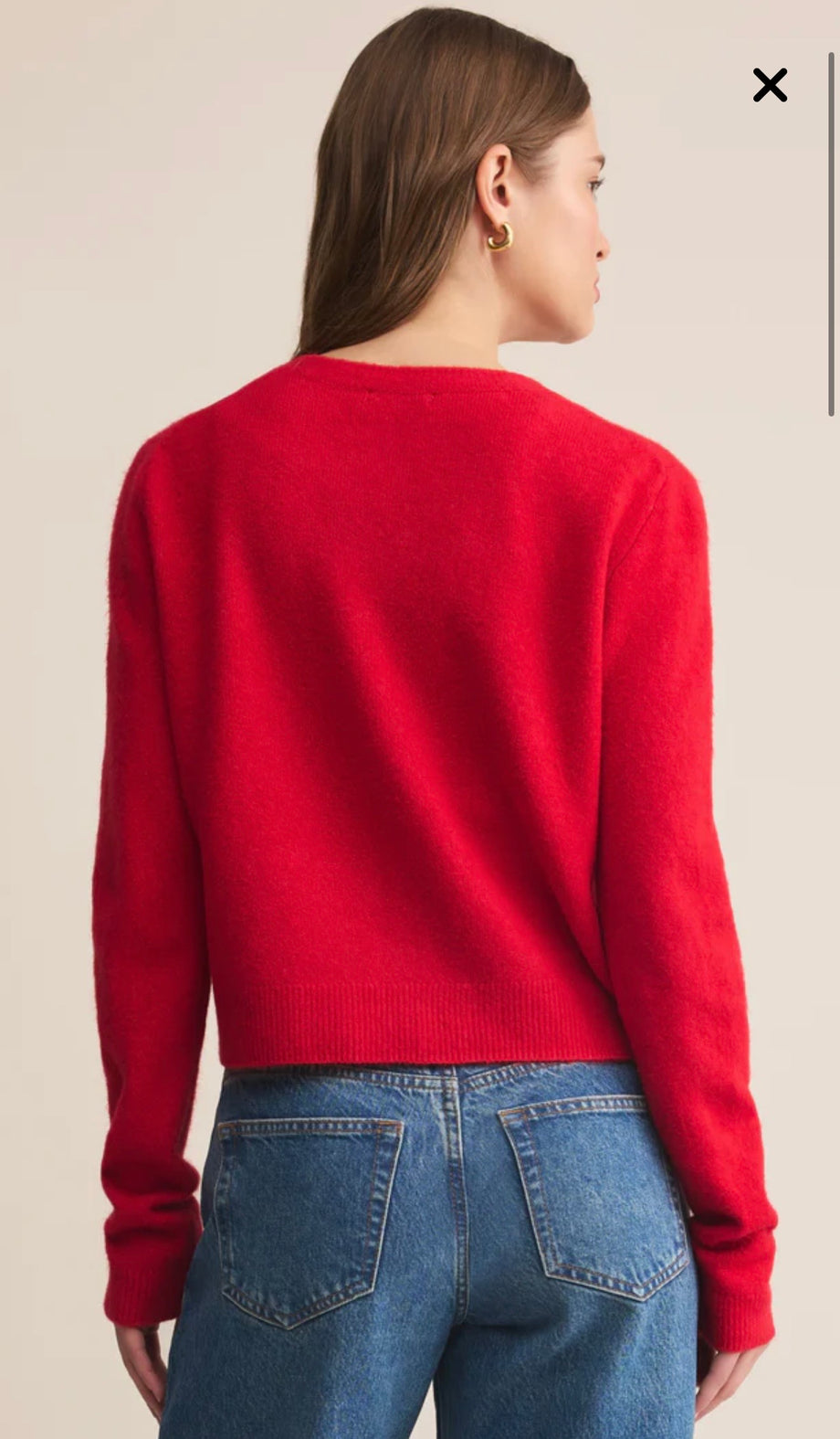 Z Supply Medina Cozy Cardigan // Festive Red – Jenny in the City