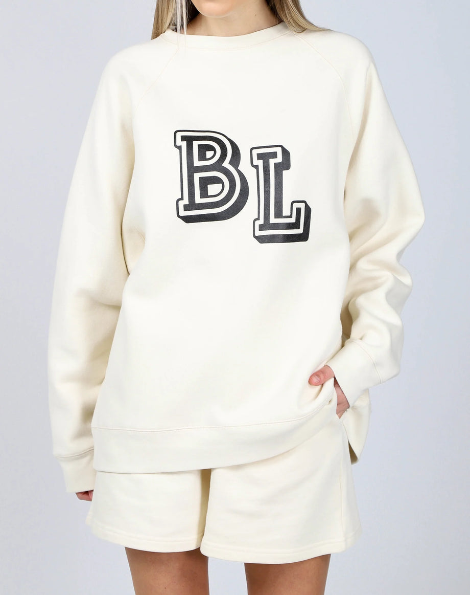 Blonde top crewneck sweatshirt