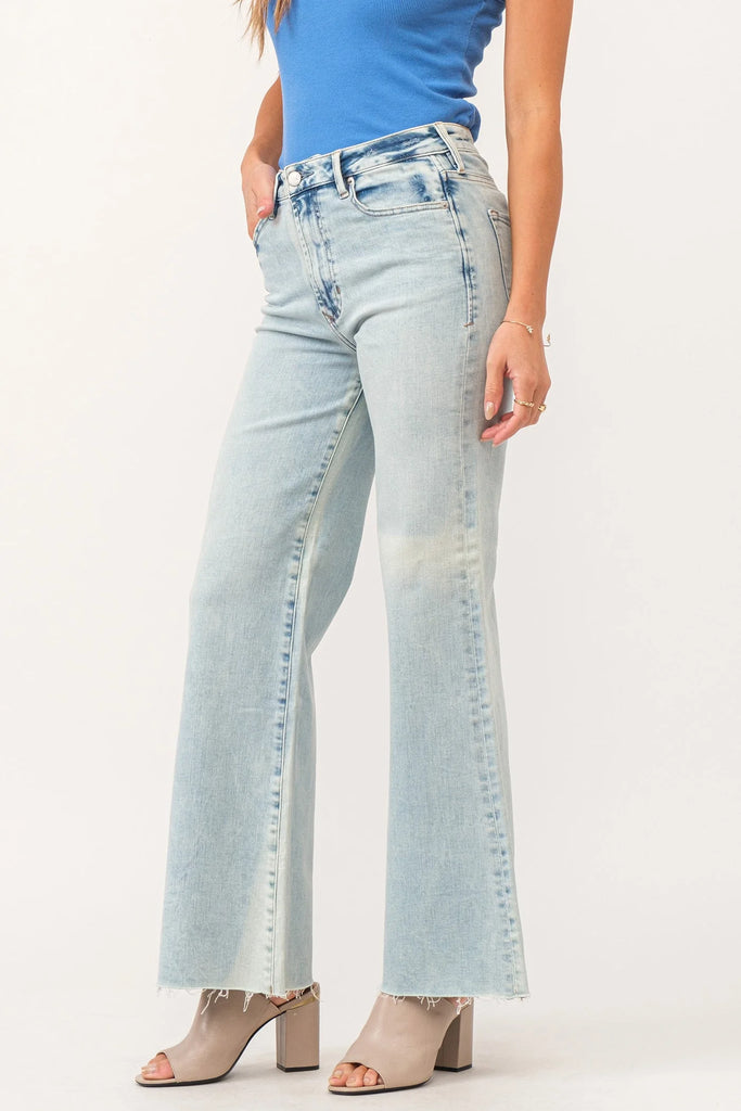 Fiona High Rise Wide Leg Denim - Tolleson