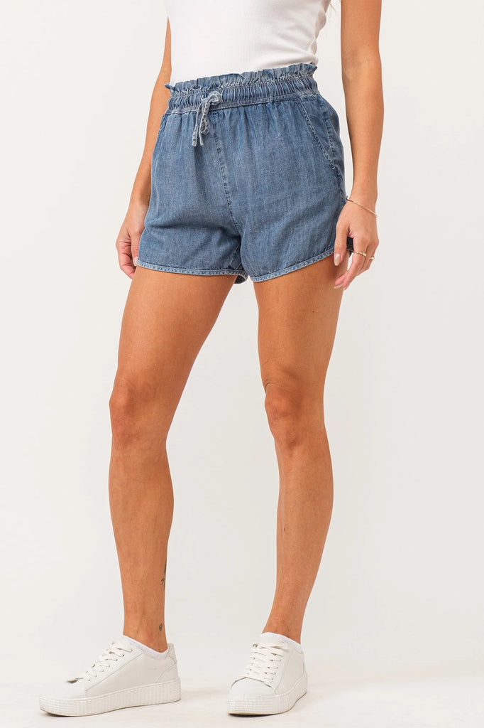 Krissy High Rise Shorts - Tencel