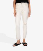 Rachael High Rise Mom Jean // Ecru