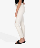 Rachael High Rise Mom Jean // Ecru