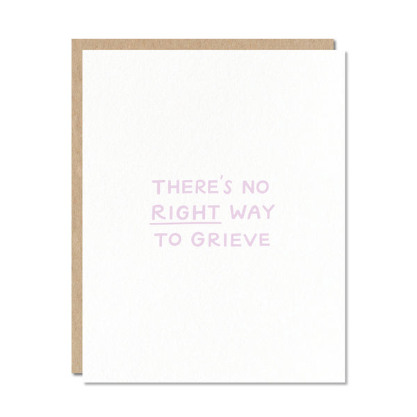 No Right Way to Grieve Card